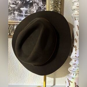 Brixton Dark Brown Fedora Hat